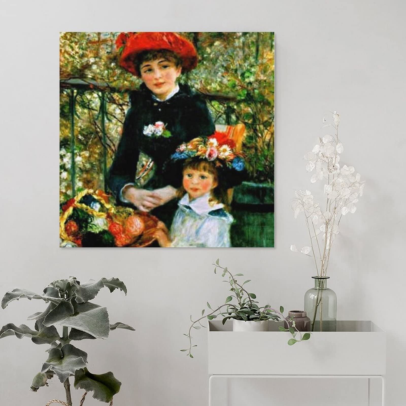 Amazon.co.jp: オーギュスト・ルノワール：二人の姉妹（テラスにて