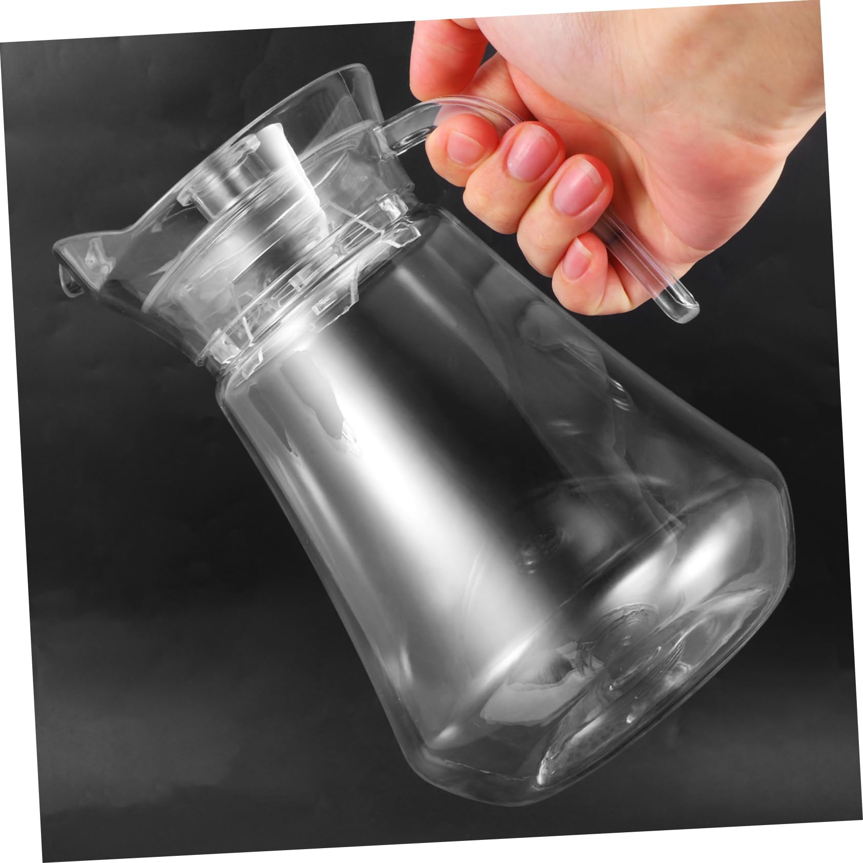Lot De 2 Couvercles Hermétiques En Plastique Pour Pichets - Adaptables à Divers Récipients (eau, Jus, Thé)