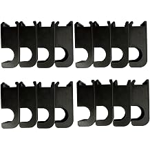 Pop-Up Curtain Rod Holder for Coleman Camper Accessories,Replace the C Clip Style Curtains into A Curtain Rod Holder,16Pcs