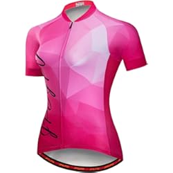 Vestimenta De Ciclista Mujer Camiseta de ciclismo para mujer, manga corta, para bicicleta, con bolsillos, transpirable