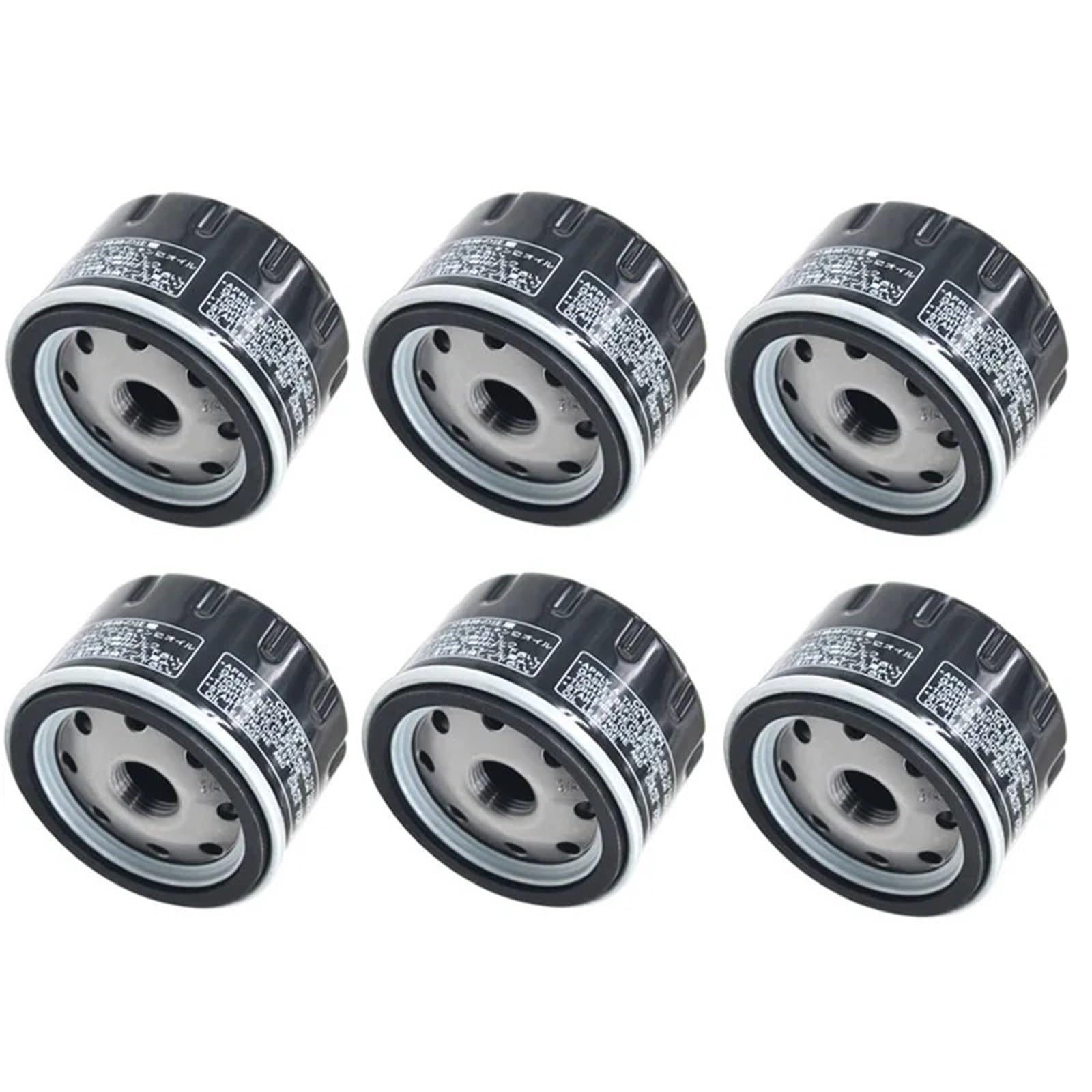 filtr oleju do motocykli Pasuje do BMW C600 SPORT 647 C650GT F650GS F700GS F750GS F800GS F800GT F800R F800S F800ST Środek do czyszczenia filtra siatki olejowej filtr oleju motocyklowego(6Pcs)