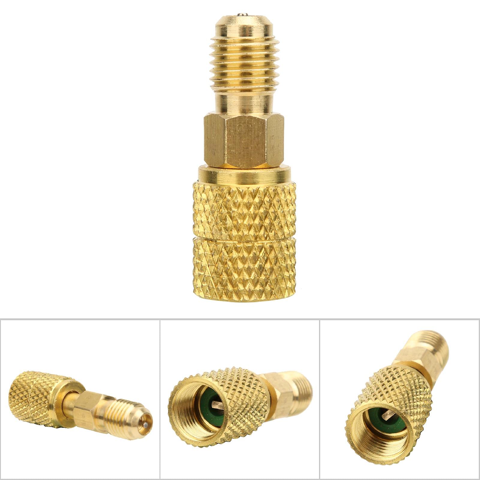 Connettore per tubo flessibile SAE frusta per condizionamento r32 pompa vuoto adattatore SAE maschio-femmina resistente alla corrosione resistente alla Adaptrar