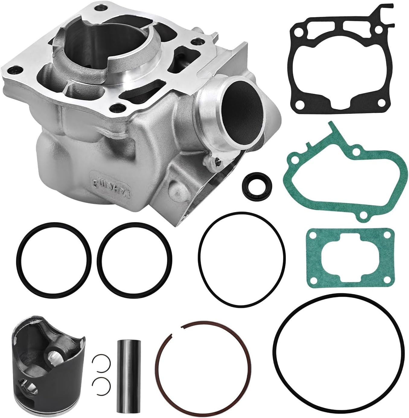 1C3-11311-10-00 Cylinder Piston Gasket Set Kit Replacement for Yamaha YZ125 2005-2021 Cylinder Piston Kit Replace# 1C3-11311-21-00 1C3-11631-03-D0 5NY-11611-00-00