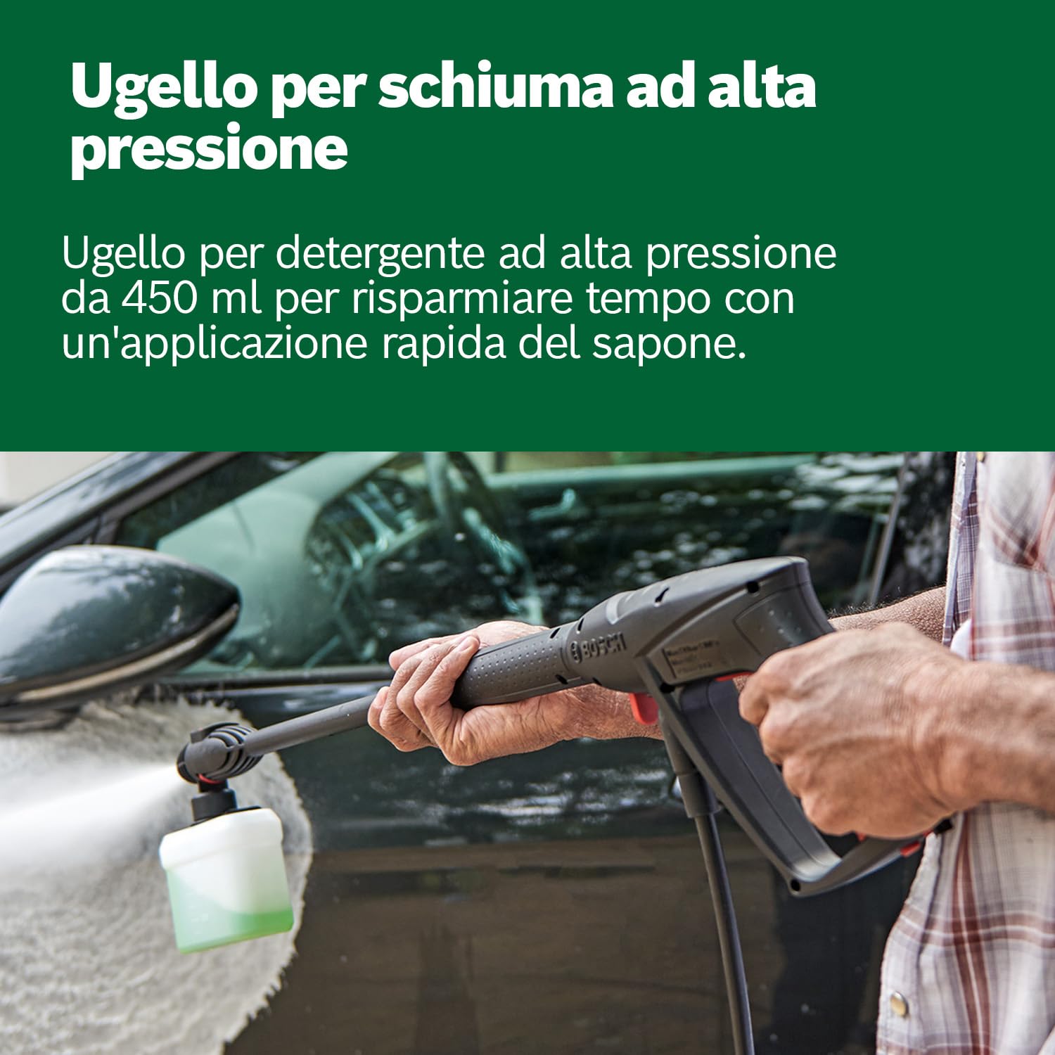 Bosch Idropulitrice UniversalAquatak 125, 1500W, 125 bar, 360 l/h, 5m tubo, 5m cavo
