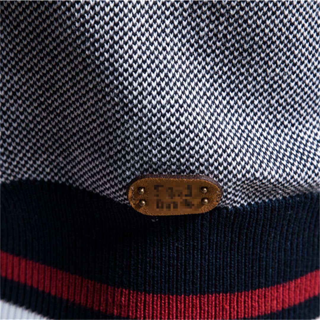 Vogrtcc Hombres Cárdigans Empalme Street Wear Suéter Casual Cárdigans Abrigo de moda de invierno