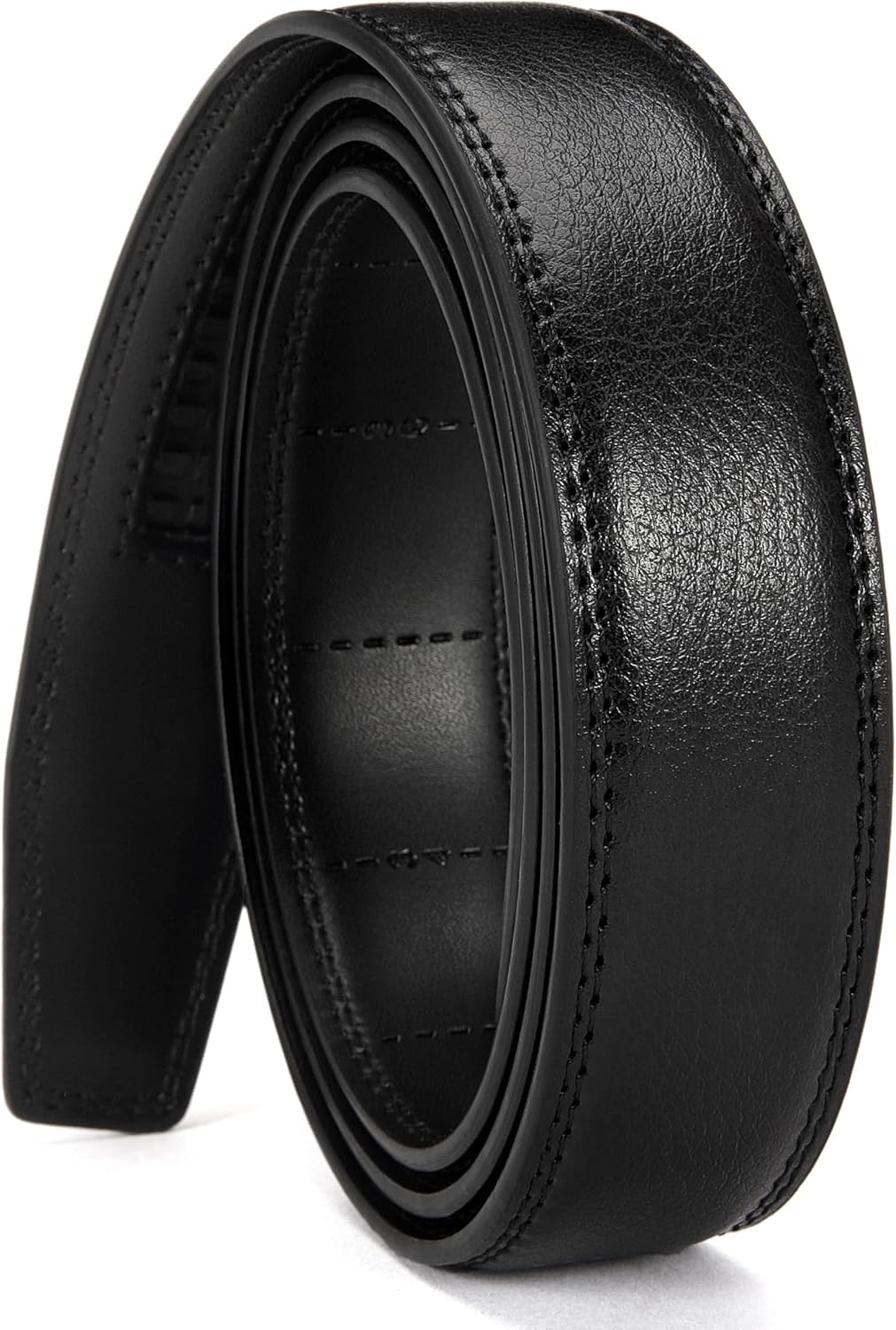 Belt Ratchet Buckle Strap Only – Waist Size Adjustable from 28" to 40" – Replacement Strap for Automatic Click Belts – No Buckle Included-image-36