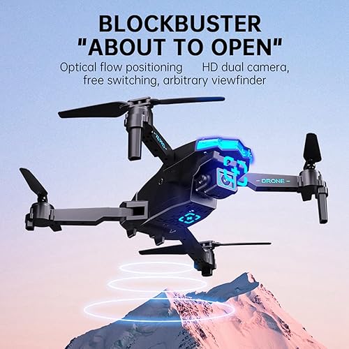 Miniatura 8 de Dron para adultos con un solo  doble 1080P HD FPV Drone control remoto Juguetes modo sin cabeza Dron inteligente para evitar obstáculos