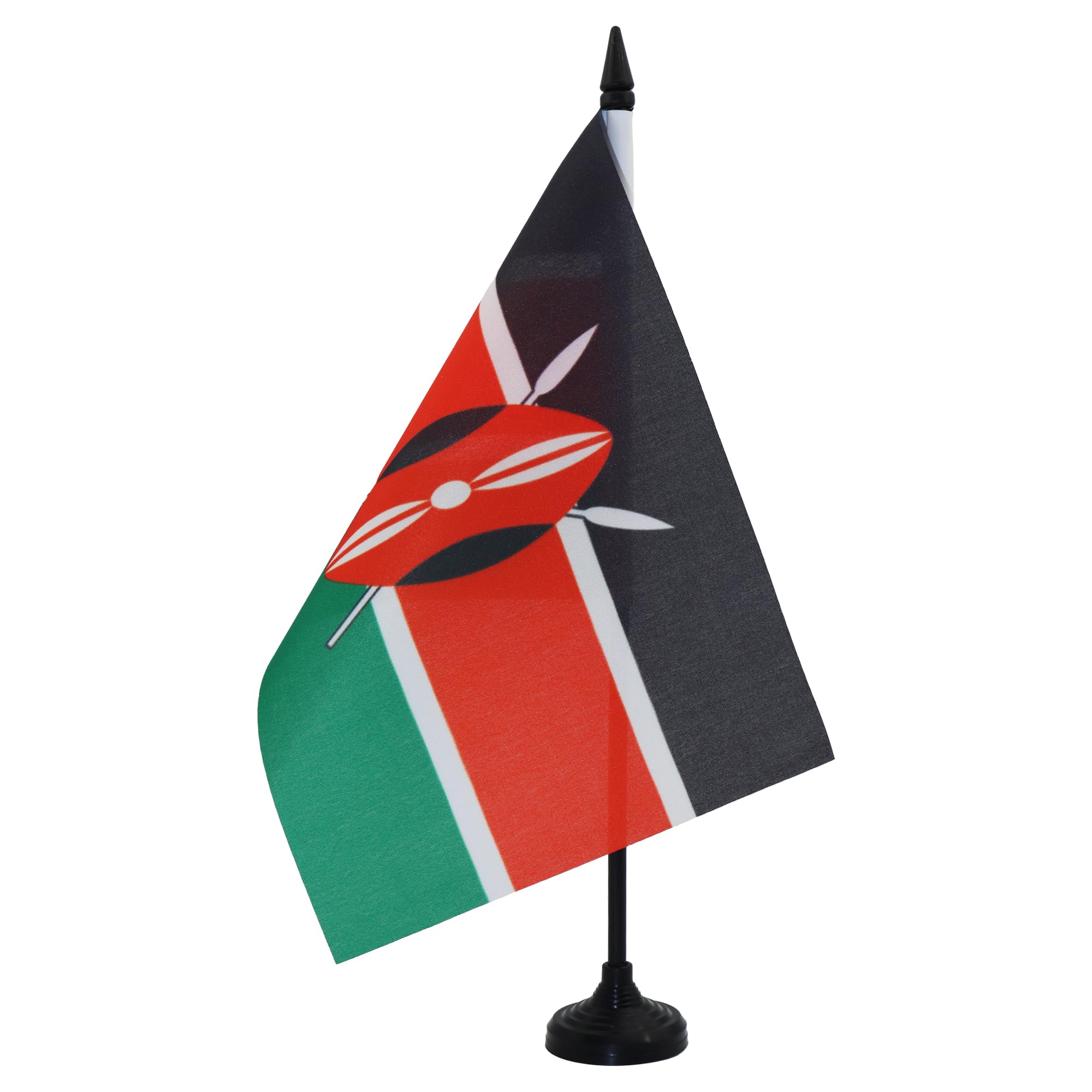 AZ FLAG - Tischflagge Kenia - 21x14 cm - Kenianische Tischfahne 14 x 21 Cm - Flaggen