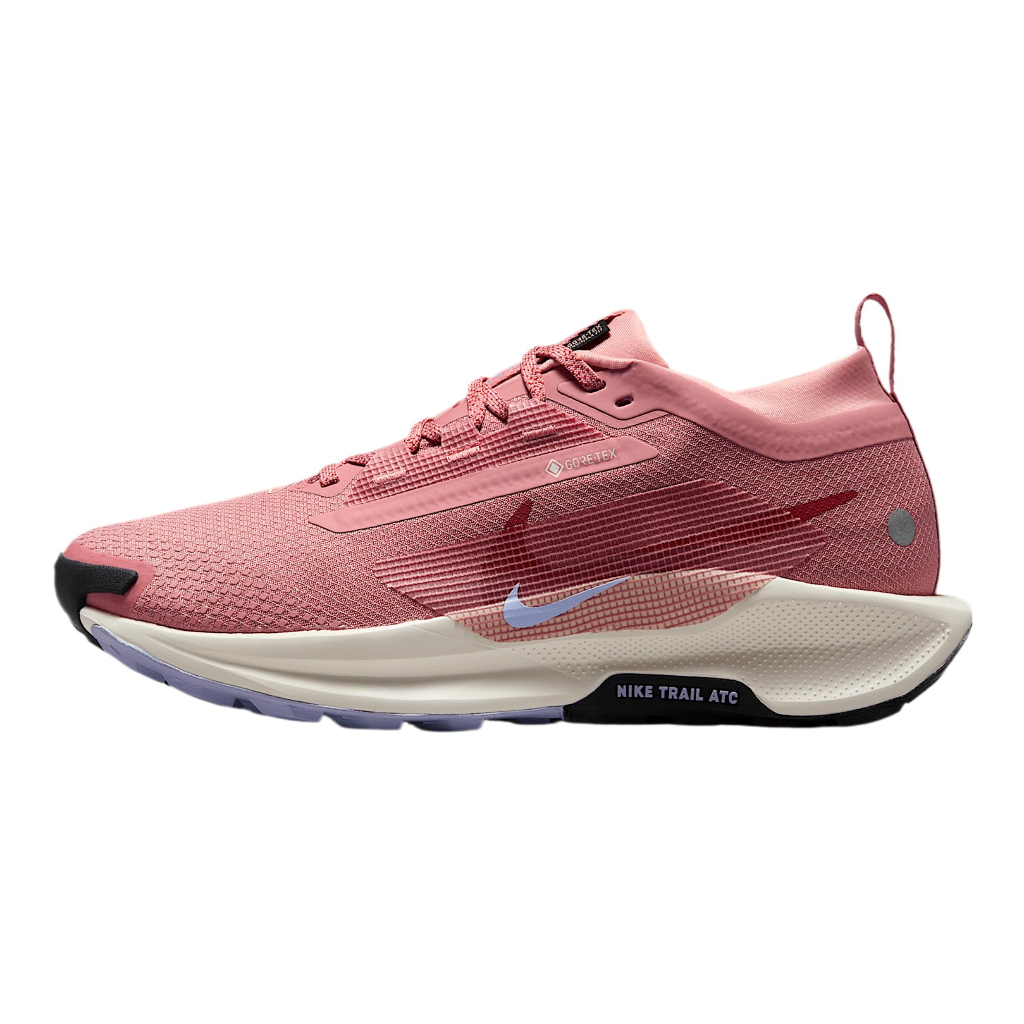 Nike Pegasus Trail 5 Gore-TEX Women's Waterproof Running Shoes (FQ0912-602, Red Stardust/Lilac Ice/Alabaster/Mars Stone) Size 7.5