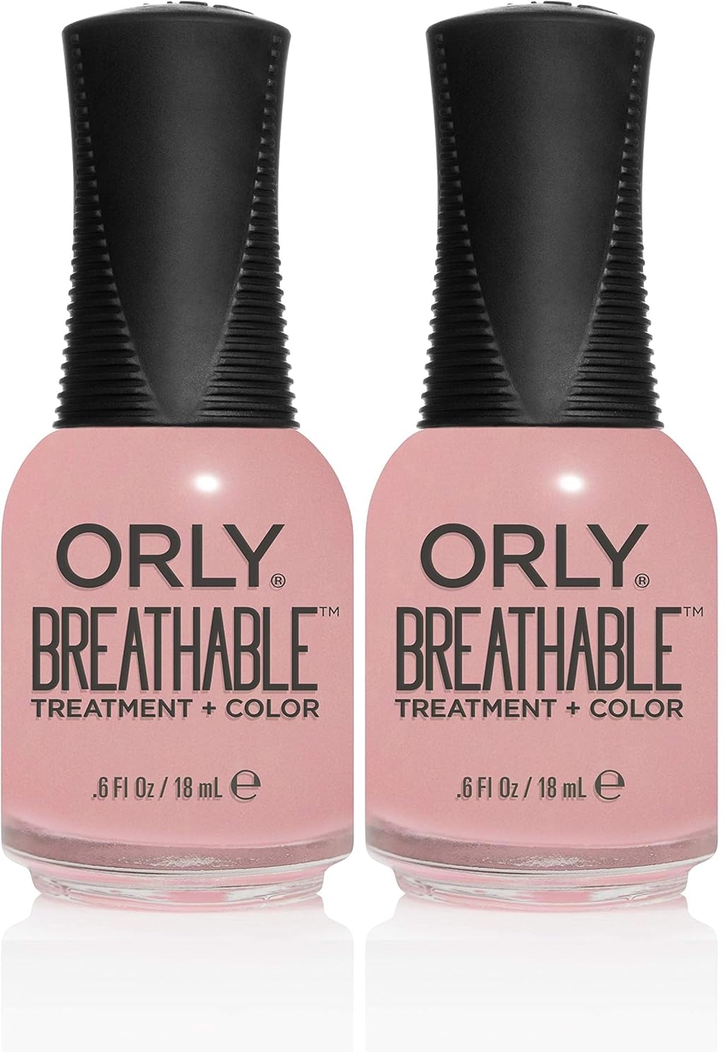 Orly Breathable Nail Color, Sheer Luck, 0.6 Fluid Ounce (Pack of 2)