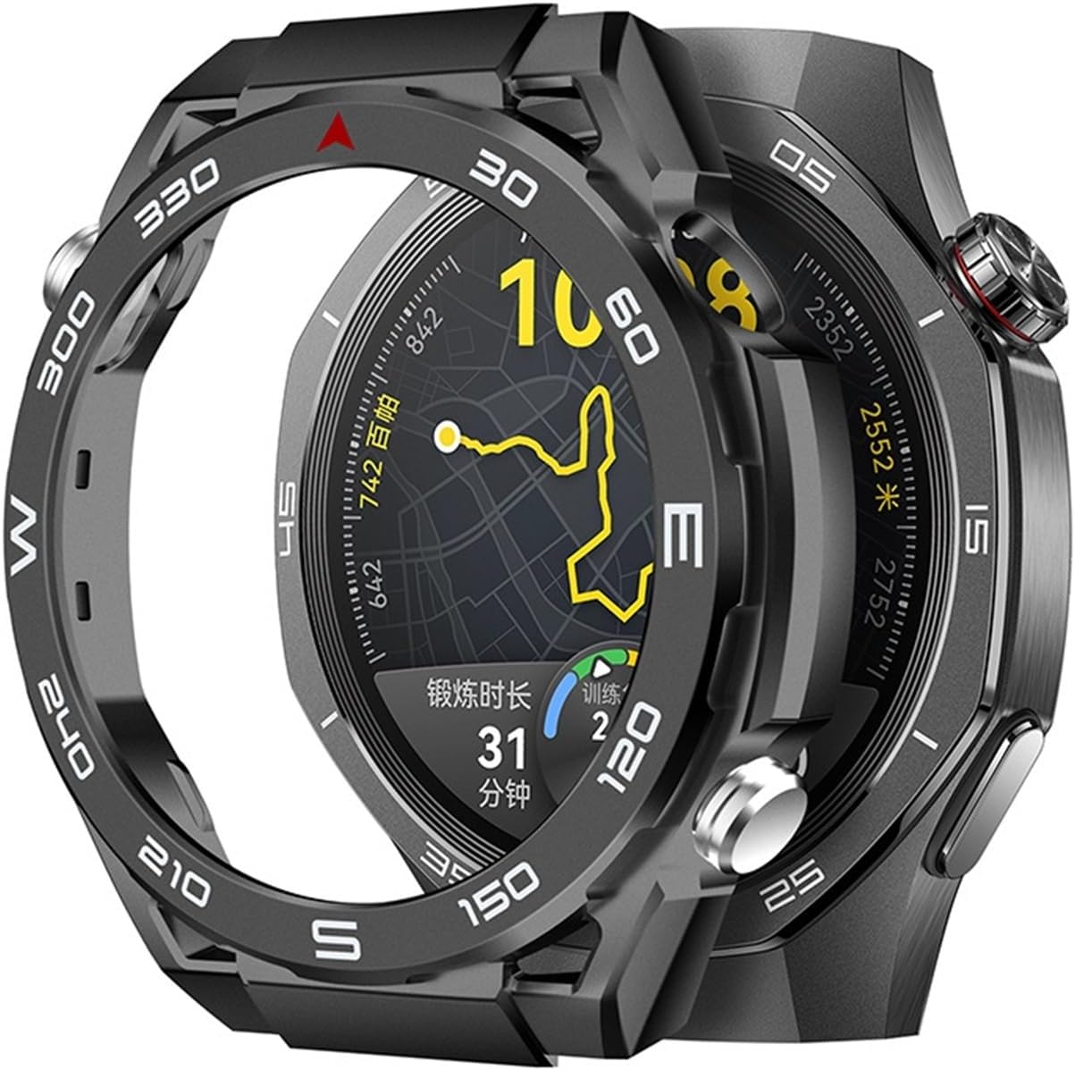 PC Hollow Watch Case, for Huawei Watch GT4 GT5 GT5 Pro 46mm Protective Case