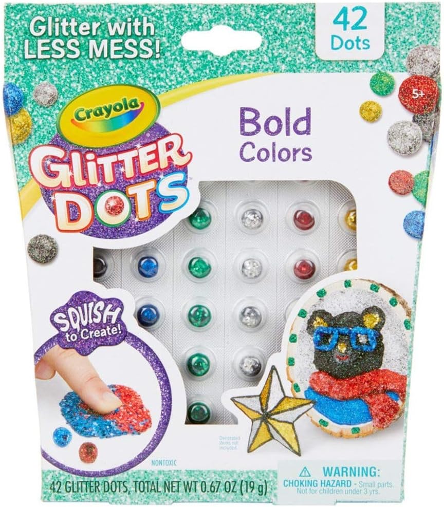 Crayola Glitter DOTS Bold Colors