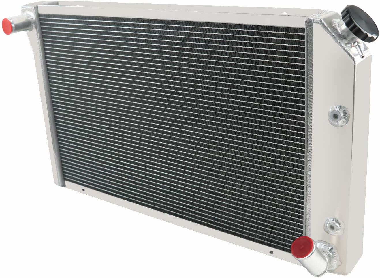 4 Rows Aluminum Radiator Compatible for 1977-1982 Chevy Chevrolet Corvette 1981 1980 1979 1978 C3 5.7L 5.0L V8 77 78 79 80 81 82 Automotive Radiators