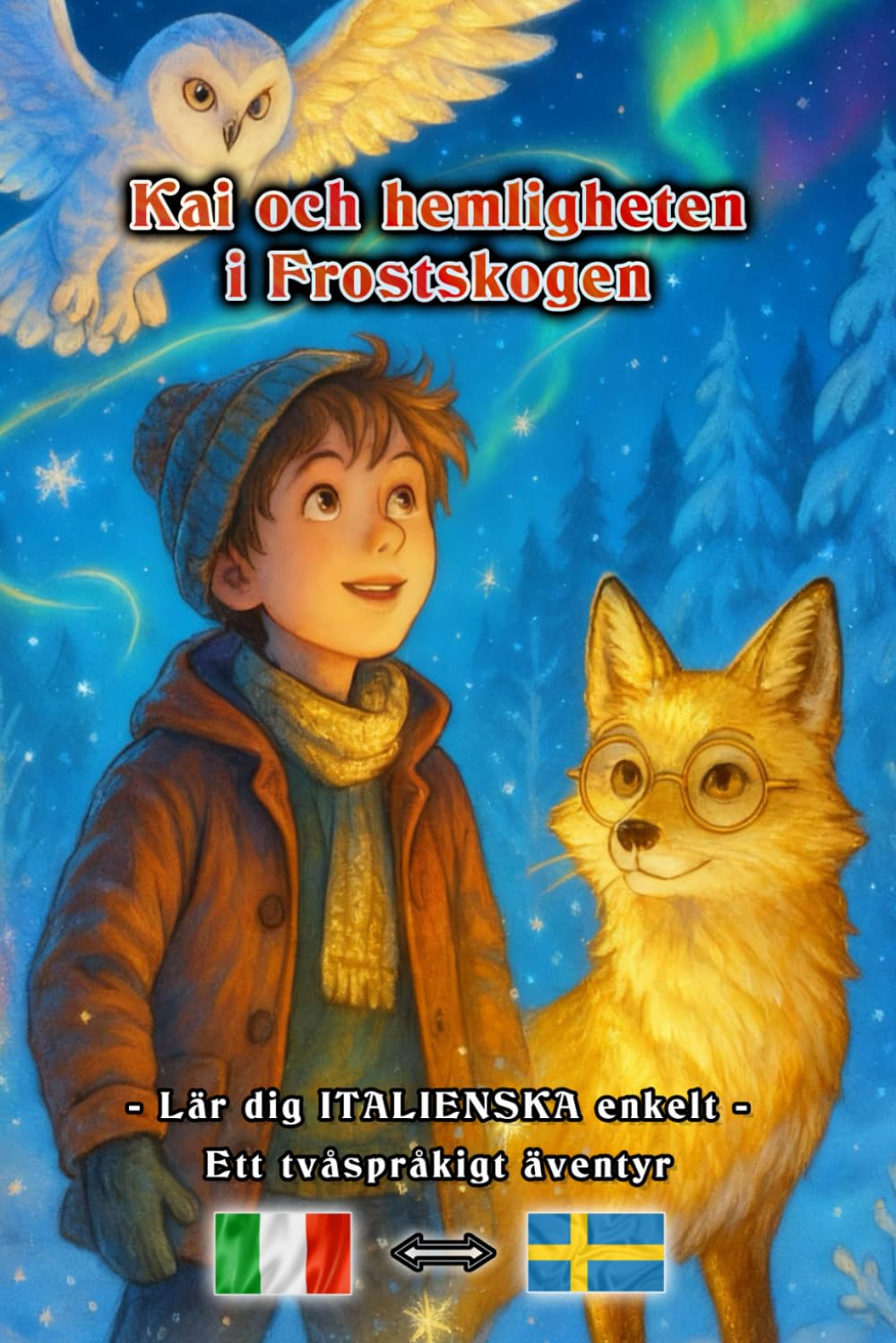 Kai och hemligheten i Frostskogen – Äventyrsbok | Lär dig ITALIENSKA enkelt | Ett tvåspråkigt äventyr för unga och gamla | Italienska – Svenska