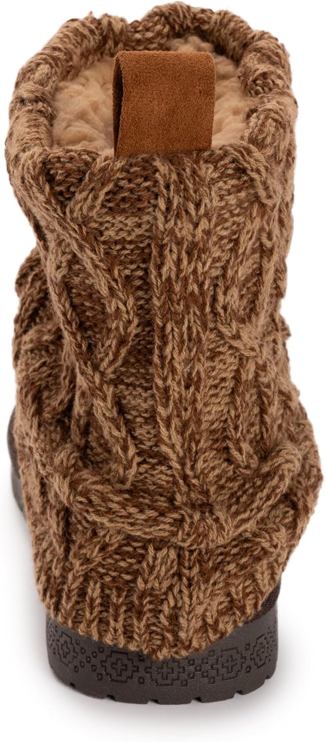 MUK LUKS Women's Laurel Boot, Brown, 9 - Image 4