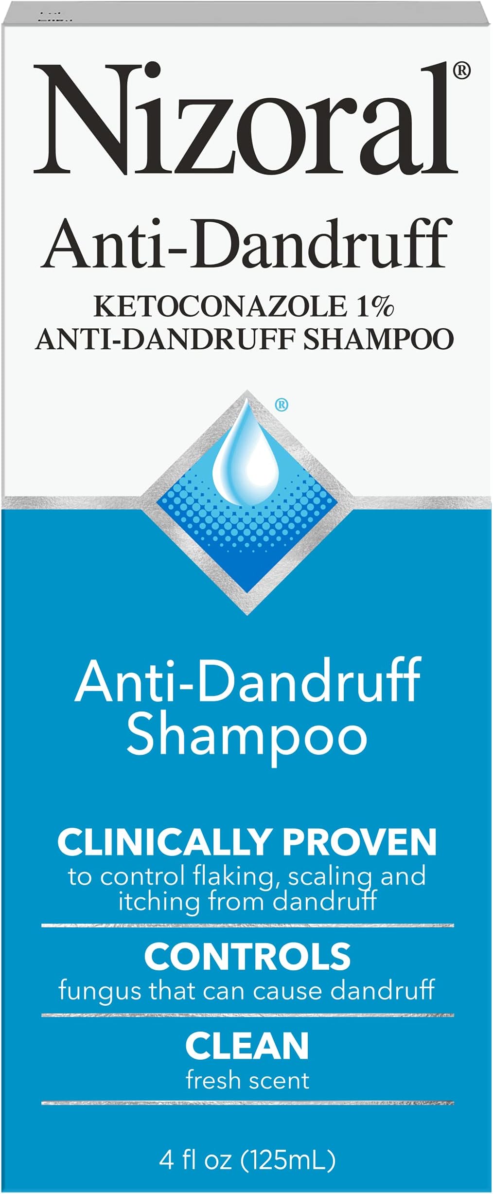 Nizoral AD AntiDandruff Shampoo, Fresh, 4 Fl Oz