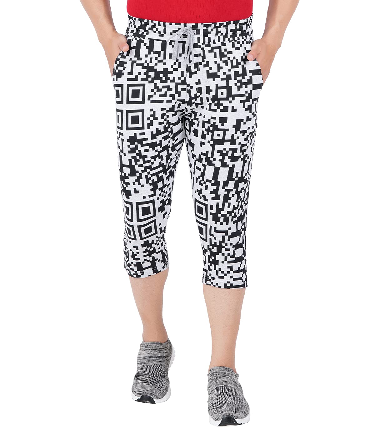 now or never Men's All Over Printed Cotton Blend Capri-picture-37