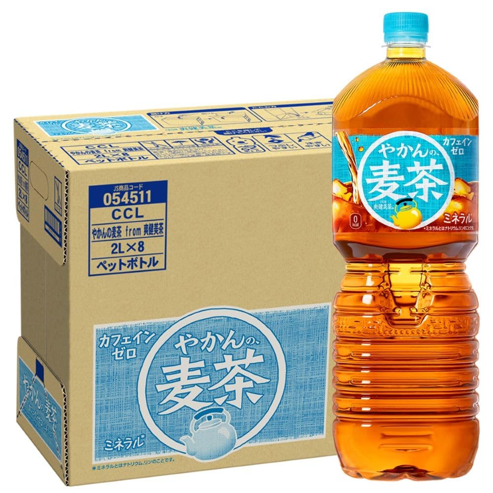 【Amazon.co.jp限定】 やかんの麦茶 from 爽健美茶 2L PET ×8本
