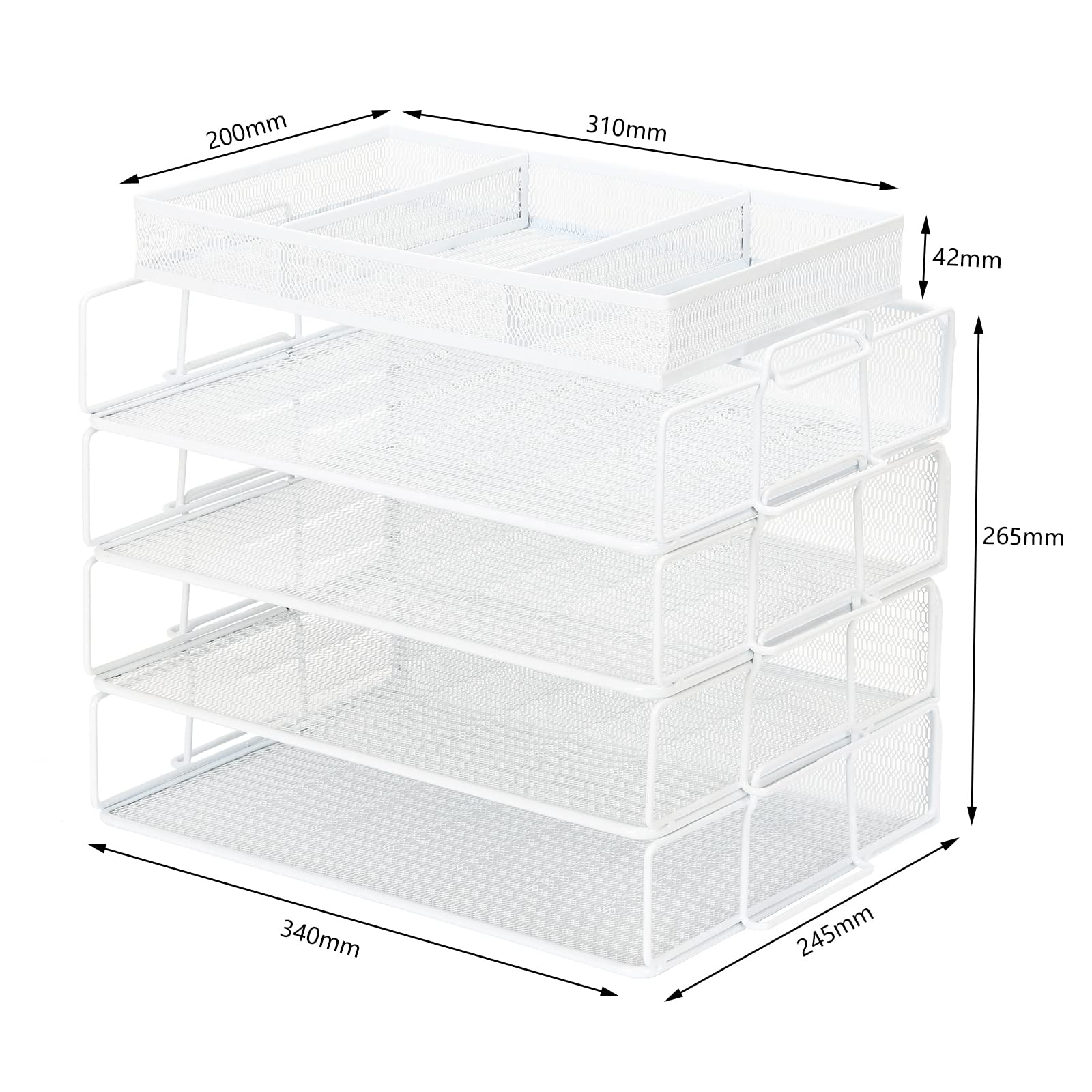 EasyPAG 3 vakken, A4, metaal, bureau-organizer, documenthouder, documentenhouder, tijdschriftenhouder, brievenbak, papier, magazijn, organizer, zwart EasyPAG 3 vakken, A4, metaal, bureau-organizer, documenthouder, documentenhouder, tijdschriftenhouder, brievenbak, papier, magazijn, organizer, zwart