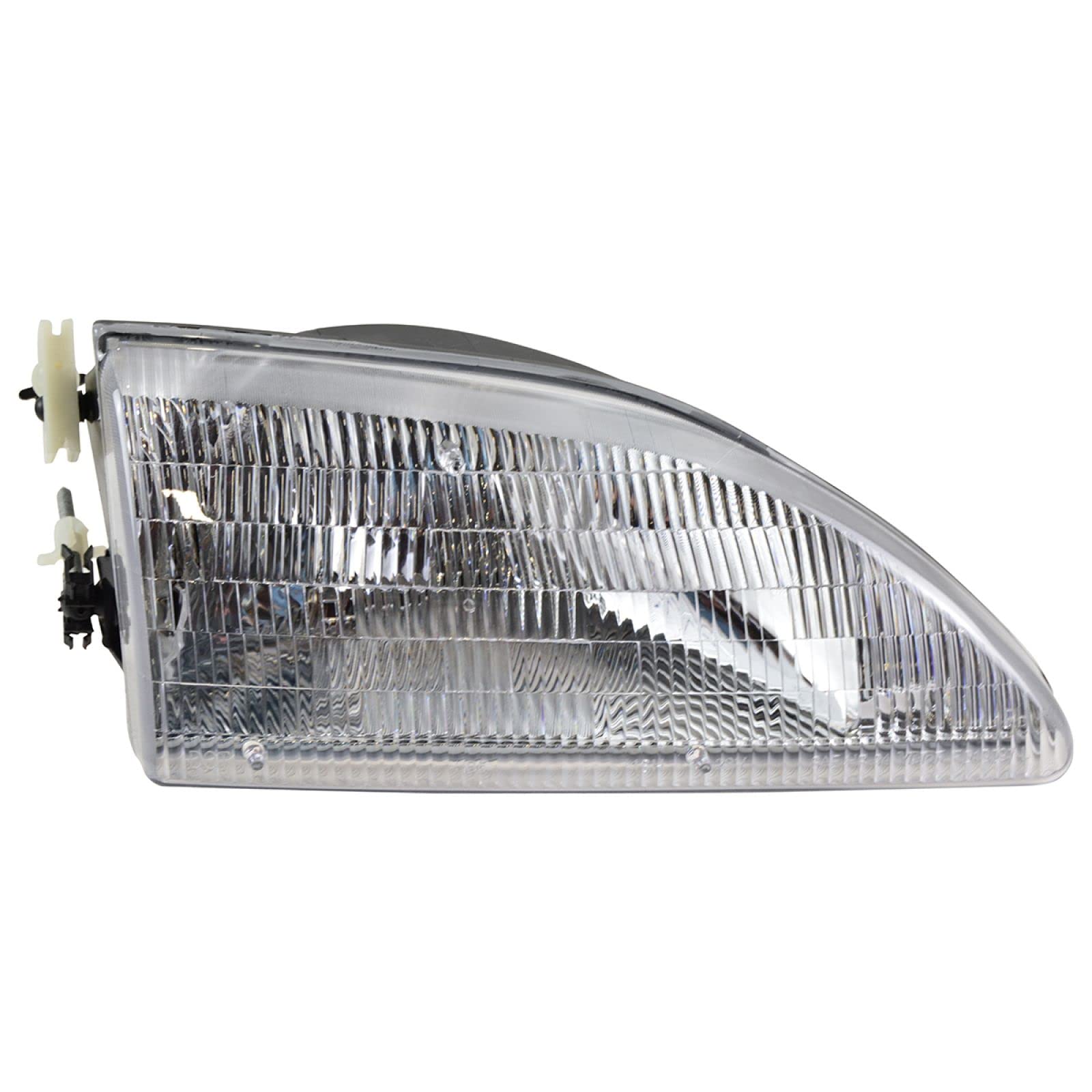 TRQ Passenger Side Headlight Assembly Compatible with 1994-1998 Ford Mustang FO2503130