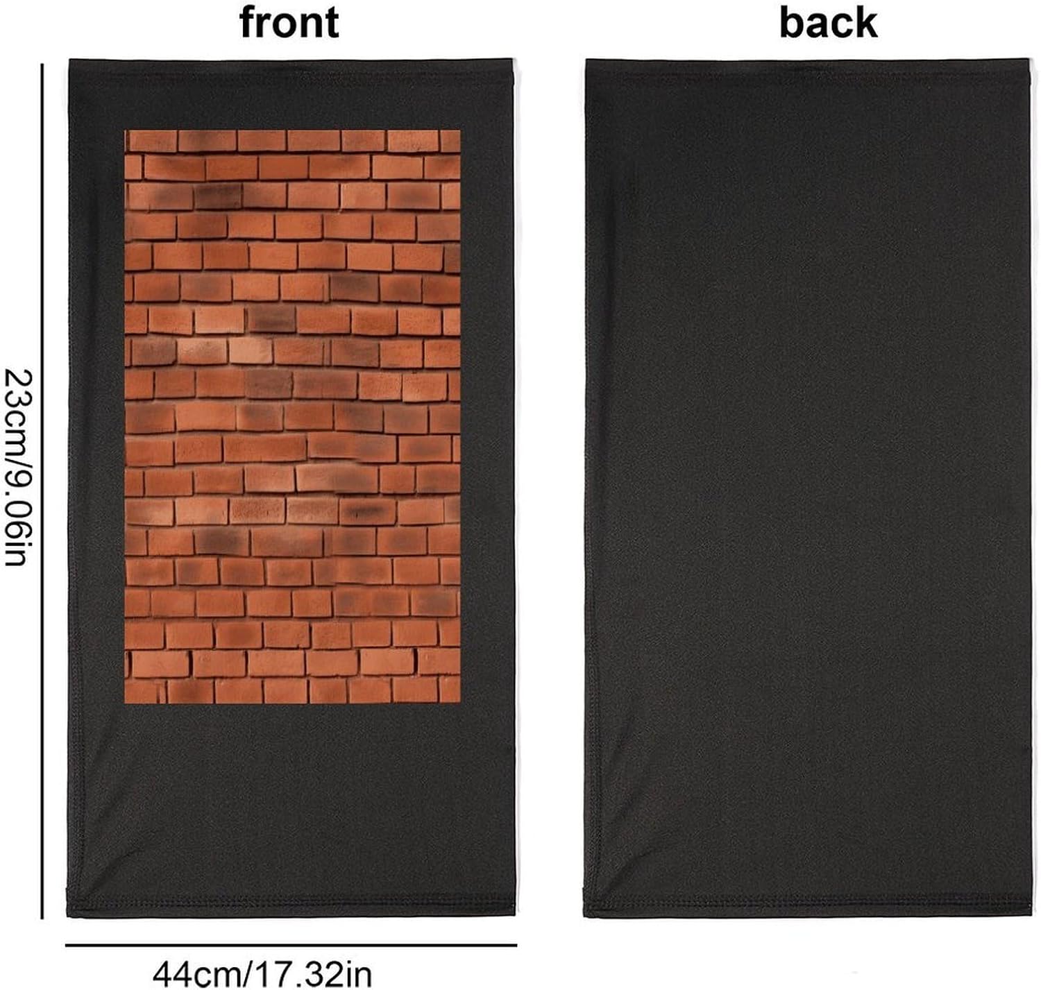 Red Brick Wall Texture Face Mask for Men Women,Neck Gaiter Sunscreen Breathable,Face Cover for Skiing Fishing Hiking Cycling