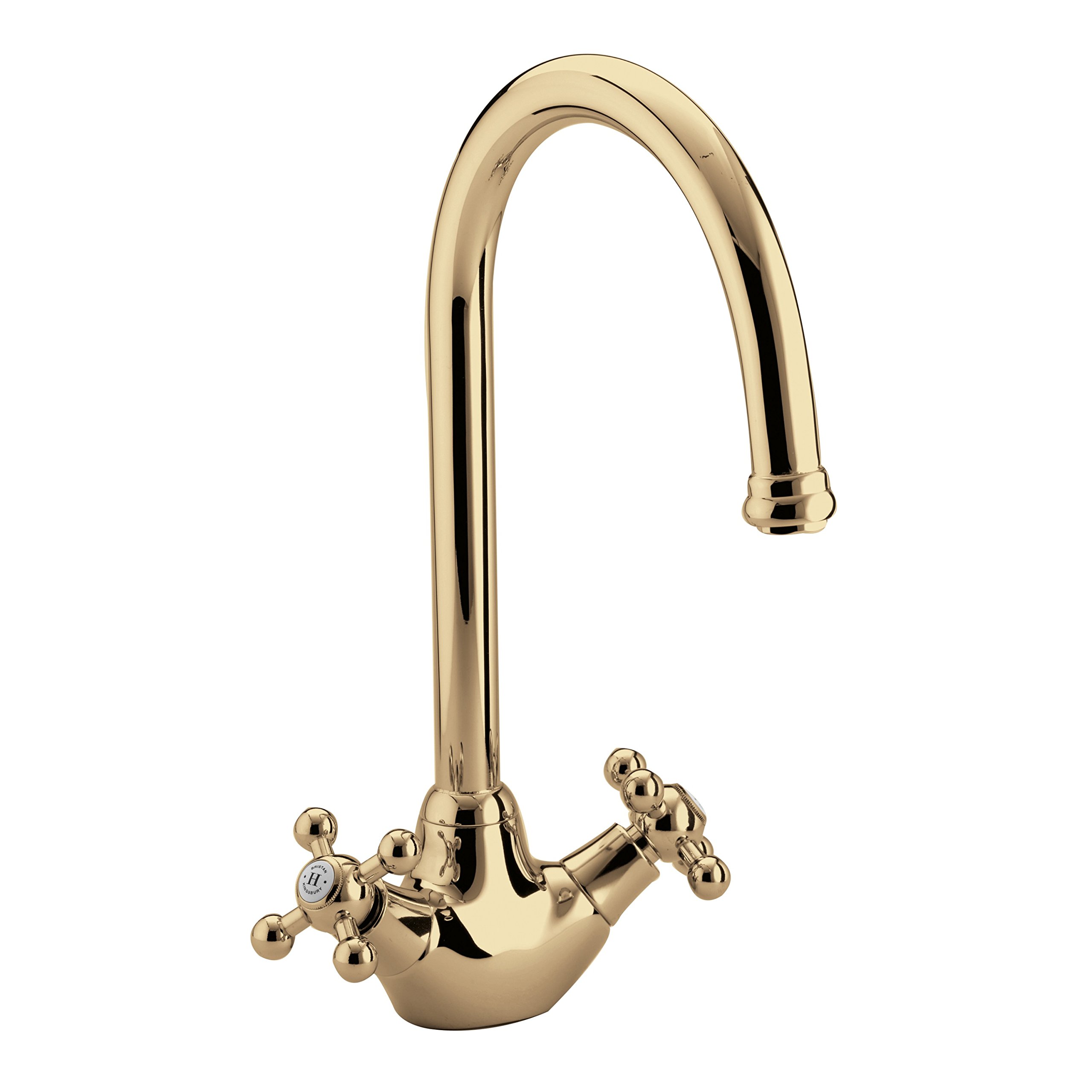 Bristan KG SNK EF G Kingsbury Easyfit Kitchen Sink Mixer Tap with Swivel Spout, Gold