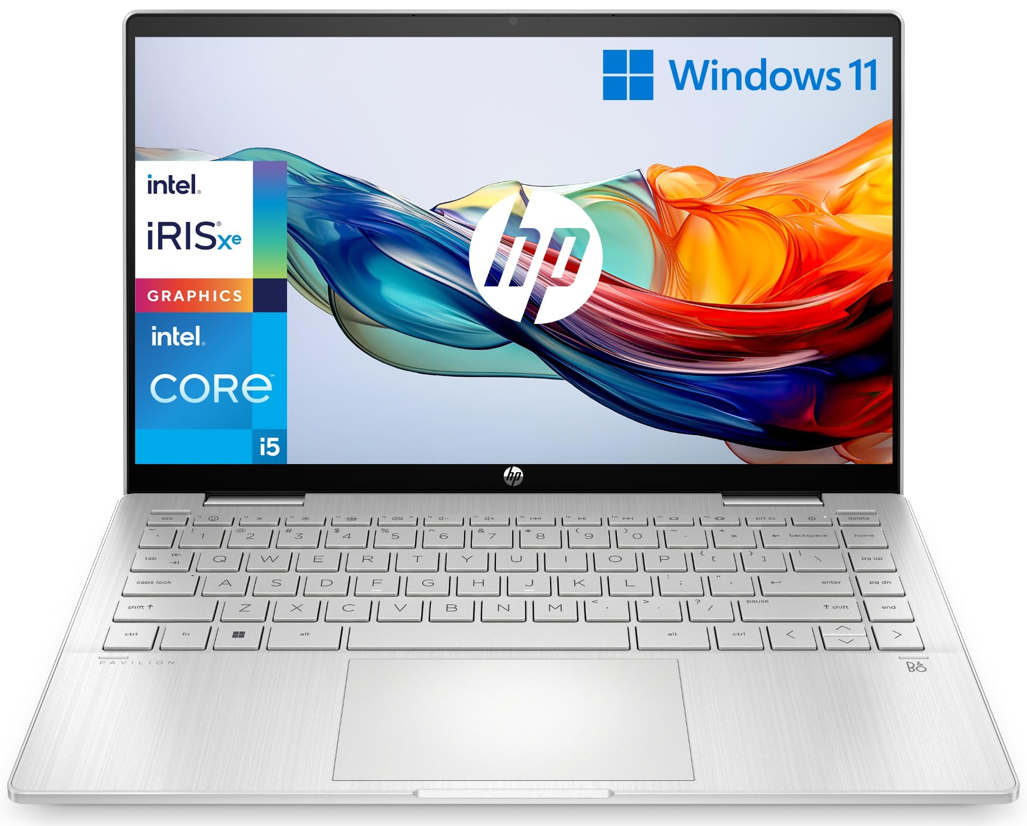 HP Pavilion x360 14-ek1001sl, Intel Core I5-1335U, RAM 8GB DDR4, SSD 256GB Pcle NVMe, Display Touch 14" IPS micro-edge FHD, Intel Iris Xe, Audio B&O, Windows 11, Argento