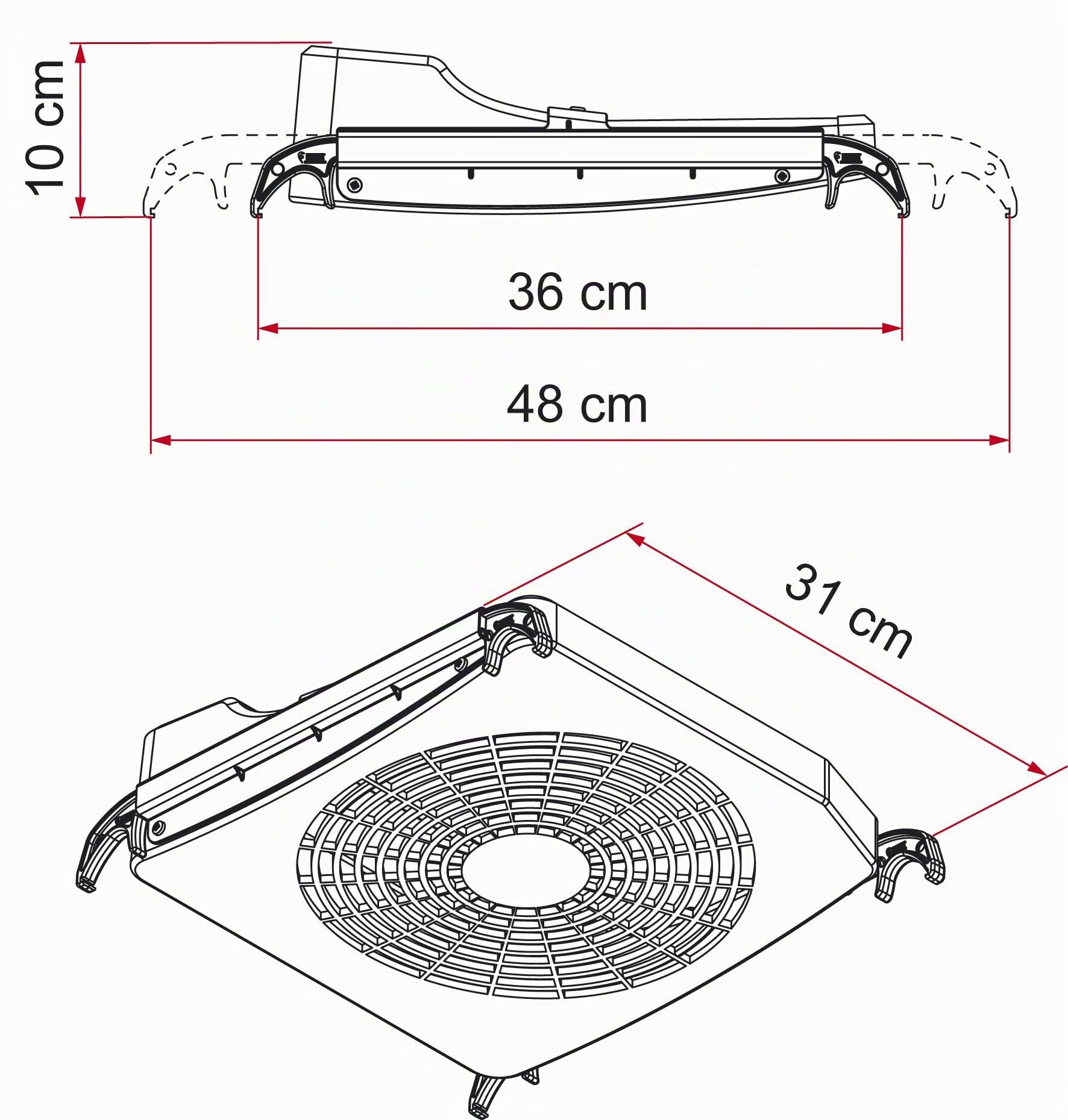 Fiamma Turbo Kit 2009 - Ventilador de Techo para Autocaravana