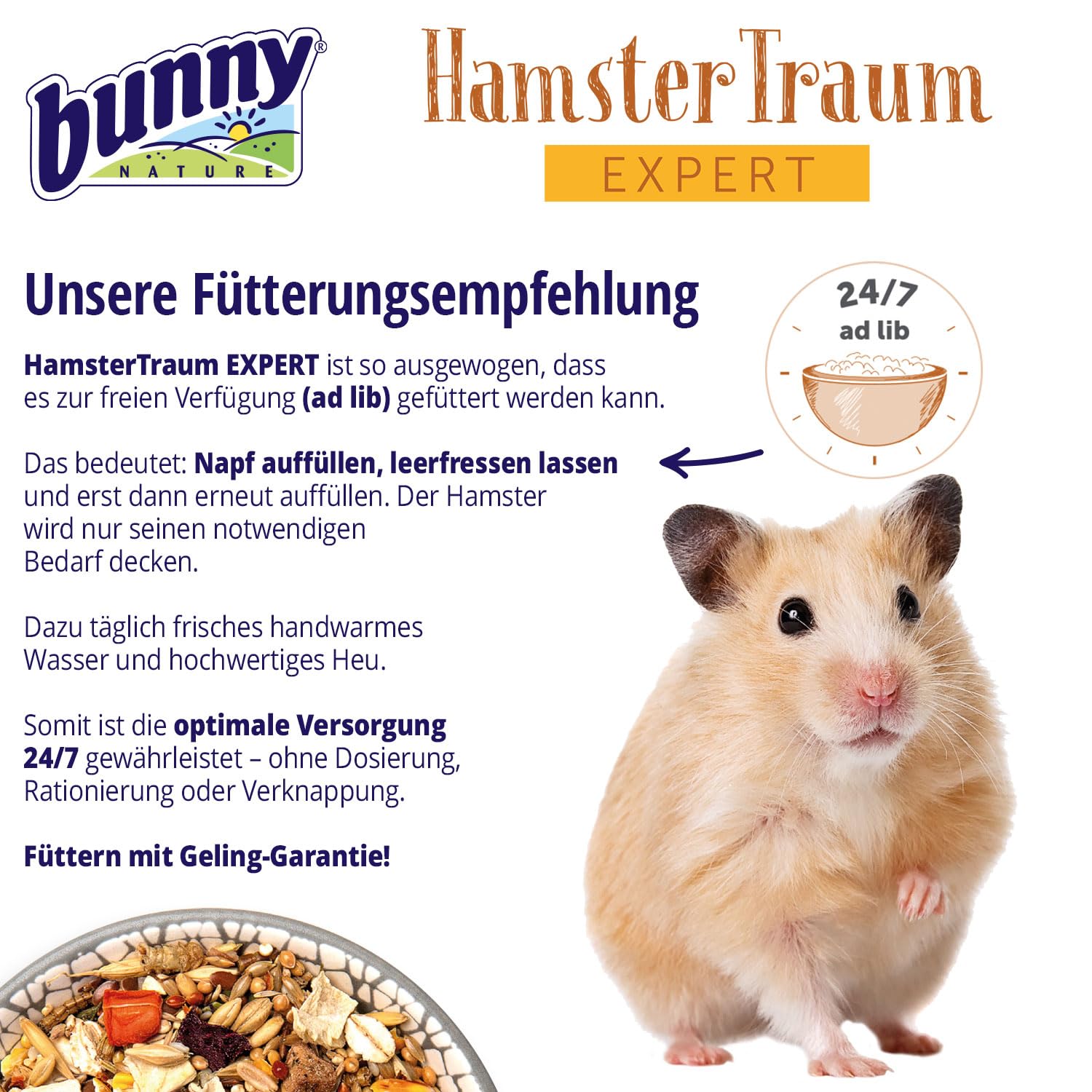 Bunny HamsterTraum Expert 600 g