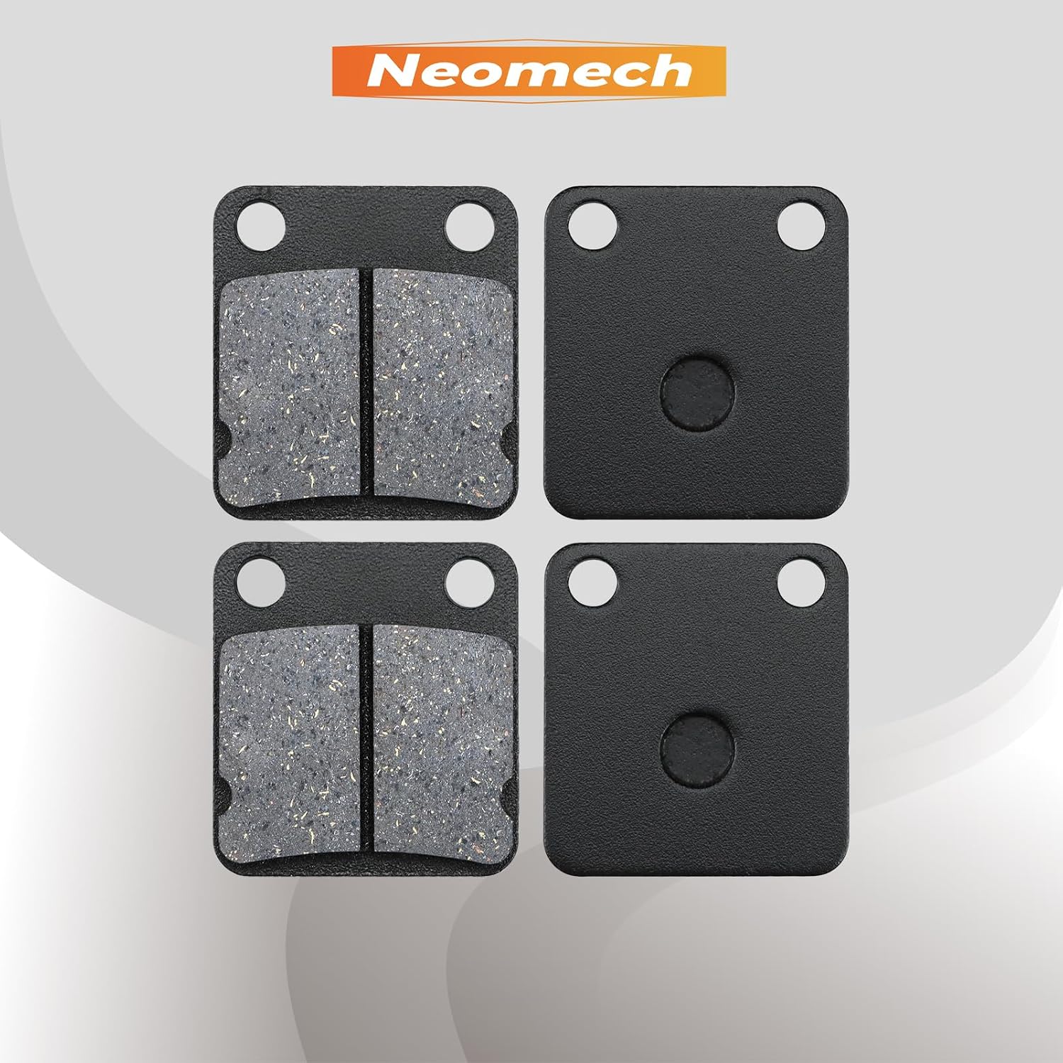 Front and Rear Brake Pads for Yamaha Kodiak 400 450 2000 2001 2002 2003 2004 2005 2006 Grizzly 400 450 2007 2008 2009 2010 Wolverine 450 YFM400 YFM450 Big Bear 400