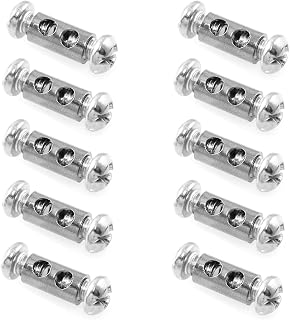 Lind Kitchen 10PCS 10mm Wire Rope Clips Duplex Wire Rope Clips Clamp Wire Rope Grips Crimping Loop Sleeve Replacement Wire Rope Clamp