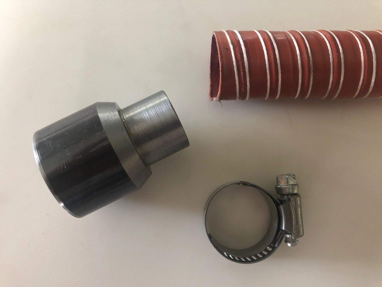 GenExhaust for Predator/Universal with large weld bead Generator 1" silicone tubing exhaust extension 2 foot length.