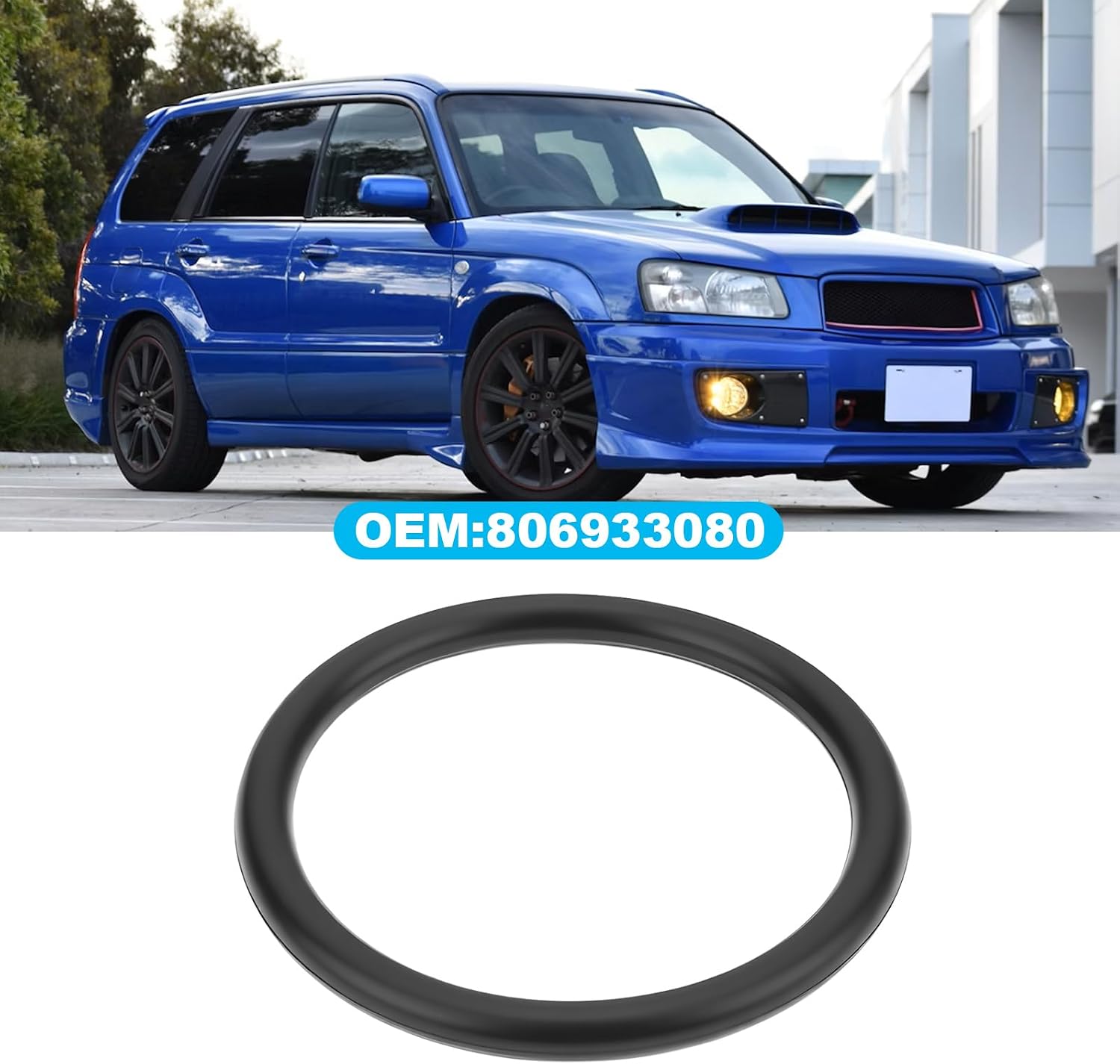 4Pcs Water Transfer Crossover Pipe O-Ring 806933080 41x3.5mm O-Ring Compatible with Subaru WRX STi Forester Outbac