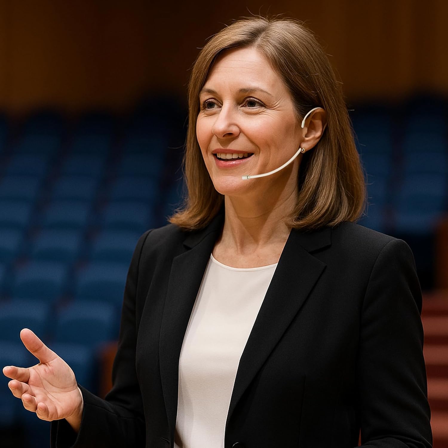 J K Pro Earhook Headset Headworn Omnidirectional Microphone MIC-J 060 Compatible with AKG Samson Wireless Transmitter - Mini XLR TA3F Plug - Image 4