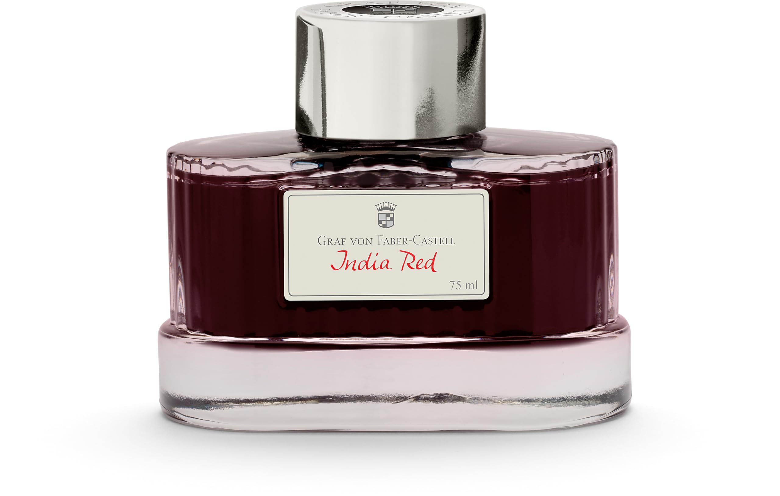 Graf Von Faber-Castell Luxury Bottled Ink - India Red - Red Bottled Fountain Pen Ink