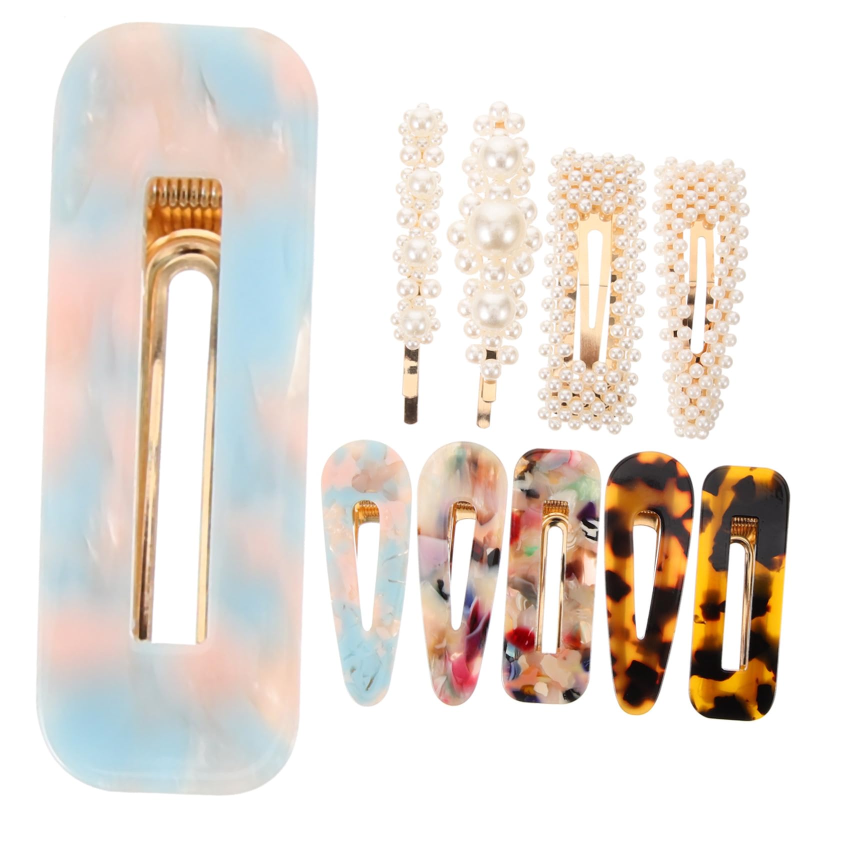 VALICLUD 30stücke Teiliges Marmor Haarspangen Für Damen Und Mädchen Elegante Haarklammern Mit Gutem Halt Für Jeden Haarschnitt Und Anlass
