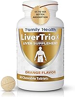 Vista 1 de LiverTrioX - Suplemento antioxidante integral para el hígado, tabletas masticables de suplemento hepático con el mismo, glutatión, silibina