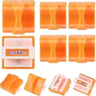 6 Pieces Paper Cutter Replacement Blades Paper Trimmer Blades Refill Craft Paper Cutting Replacement Blades for A4 Paper Cutter (Orange)