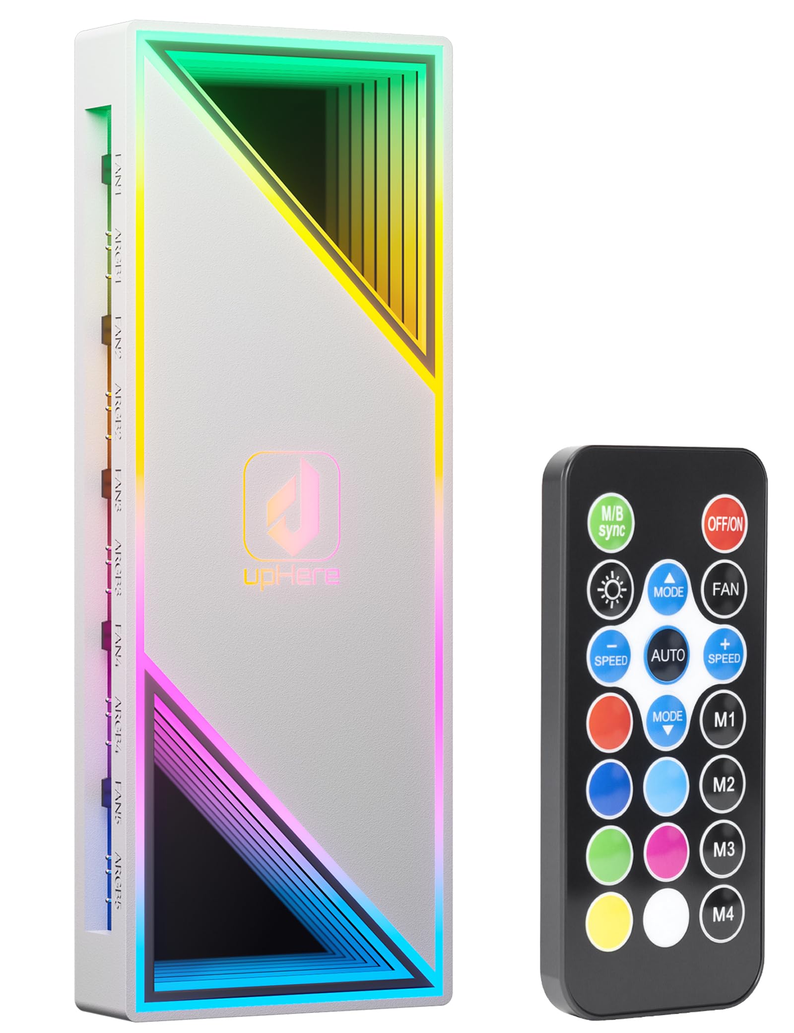 Amazon.co.jp: upHere ファンコントローラー ARGB 9PWMポート+