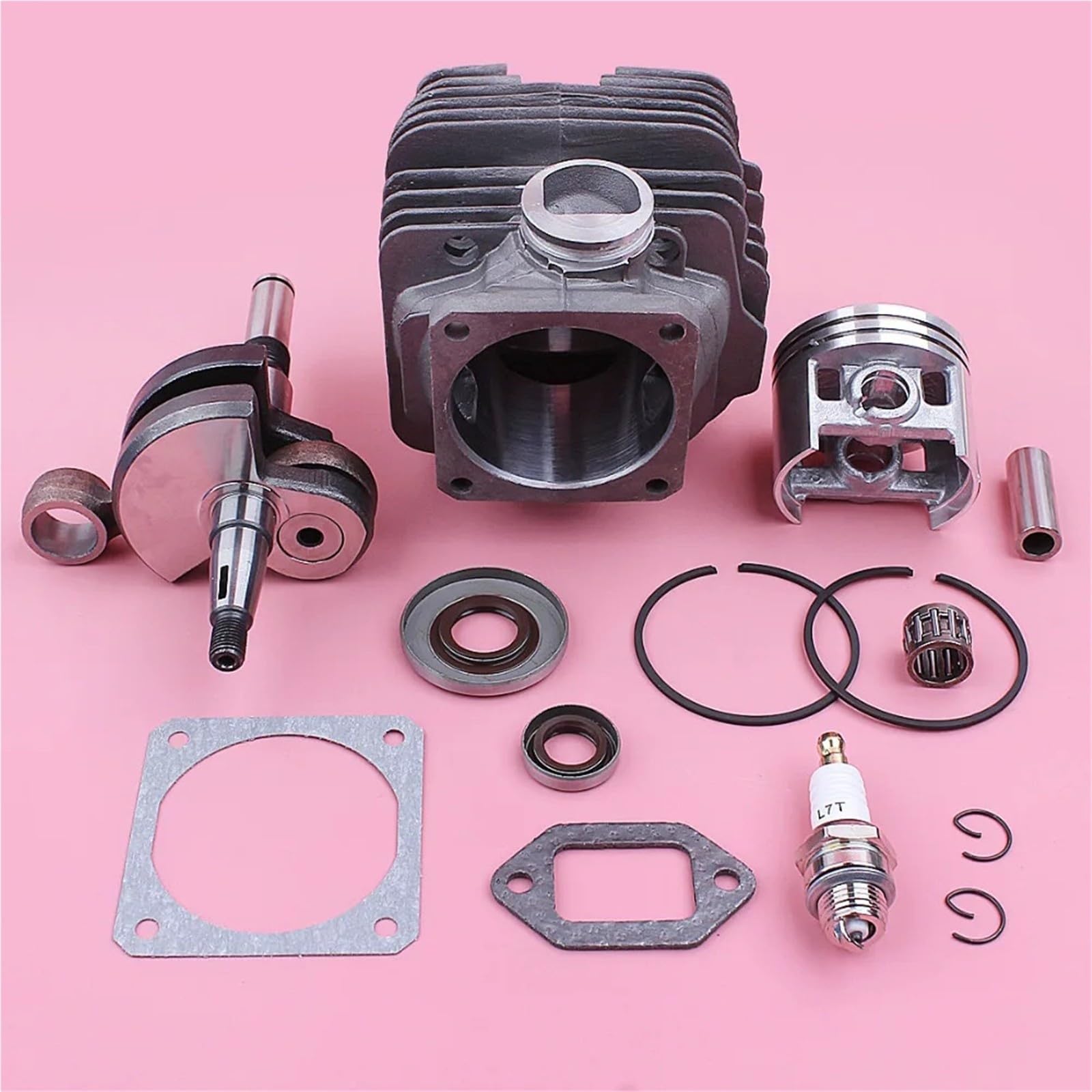 52mm Zylinder Kolben Kit for Sti MS380 038 MS 380 Kurbelwelle Öl Dichtung Dichtung Kettensäge Werkzeug Ersatz Ersatzteil