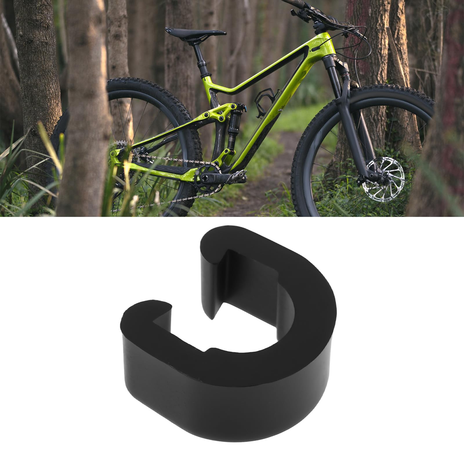 Produktbild von 50x Fahrrad-C-Clips 12x11x6 Mm – Kabelführung Für Brems- & Schaltzüge – Sicher & Vibrationsfest