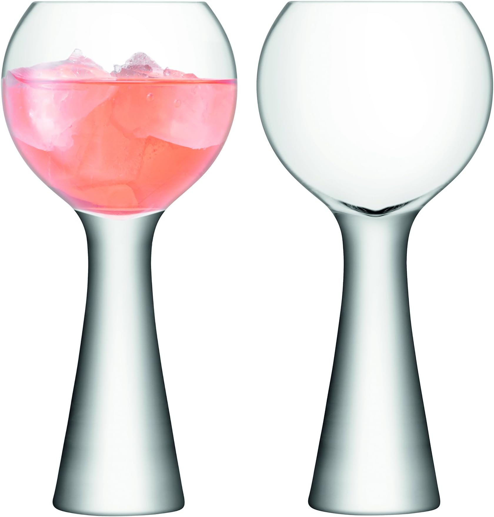 Moya Wine Balloon 550 ml Clear | Set of 2 | Mouthblown and Handmade Glass | MV22