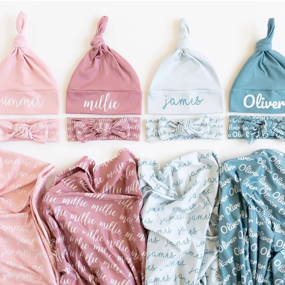 Couverture d'emmaillotage personnalisée : le cadeau de naissance idéal