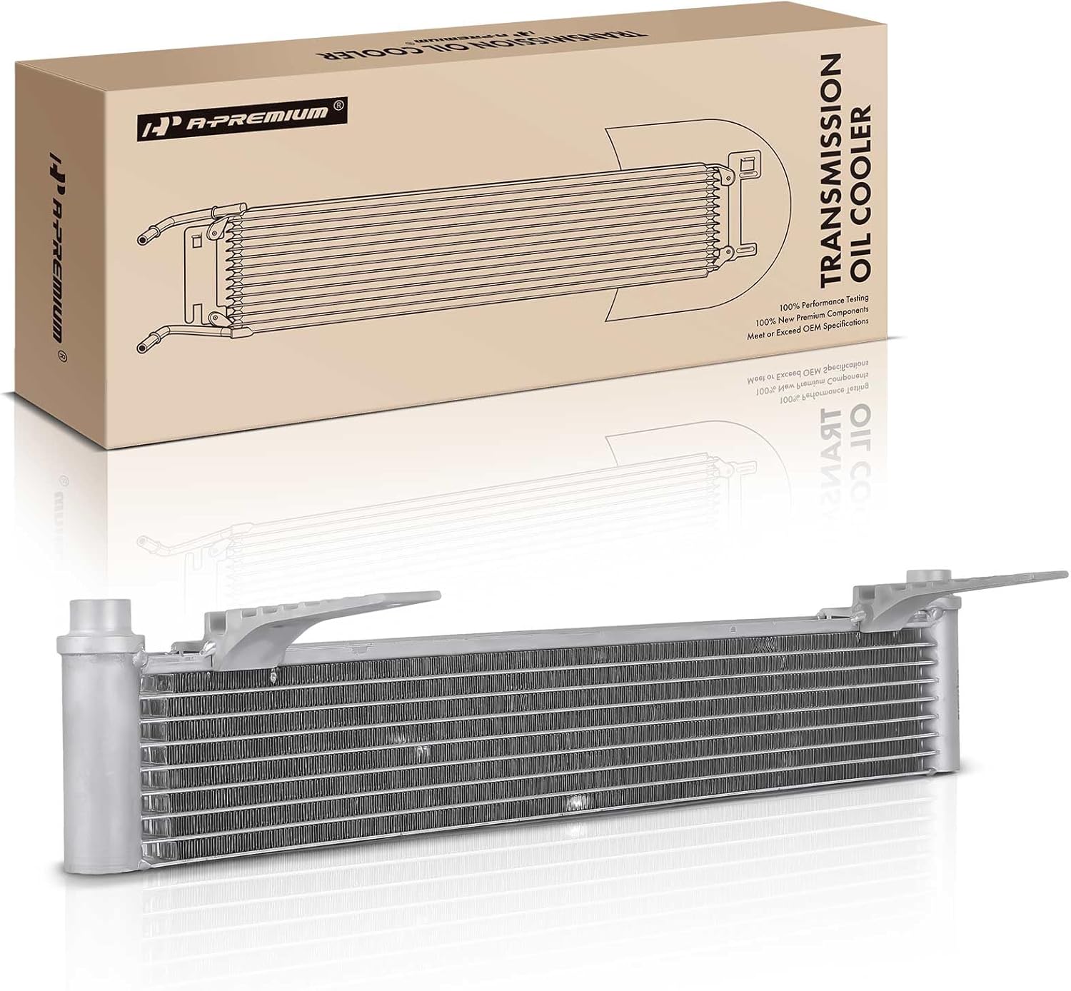 A-Premium Transmission Oil Cooler Compatible with Ford F-150 F150 2004-2008 & Lincoln Mark LT 2006-2008, 4.2L 4.6L 5.4L Replace# 6L3Z7A095A, 6L3Z7A095B