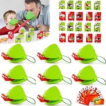 Frog Mask with Blow Tongue, Multiplayer Party Game 8Pcs Set