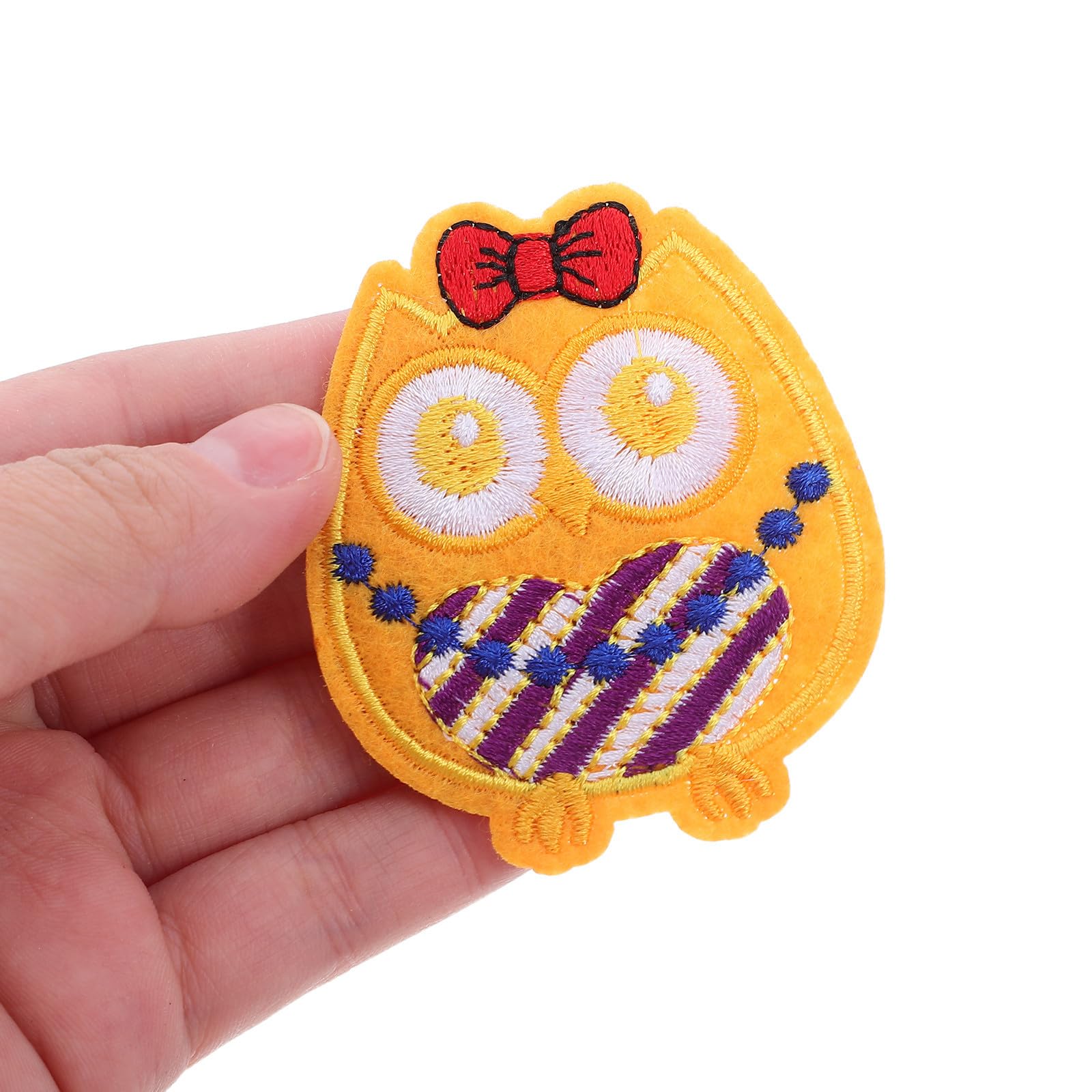 SECFOU 24 Piezas Parche Bordado de Búho para Ropa, Apliques de Costura en Tela para Decorar y Reparar Blusas y Chaquetas de Jean Diseño Creativo y Llamativo Estilo Varios estilos