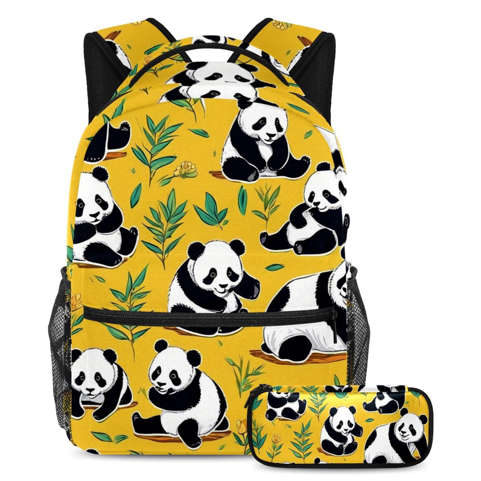 Sac à dos et trousse panda pour adolescents parfait pour l'école - 7