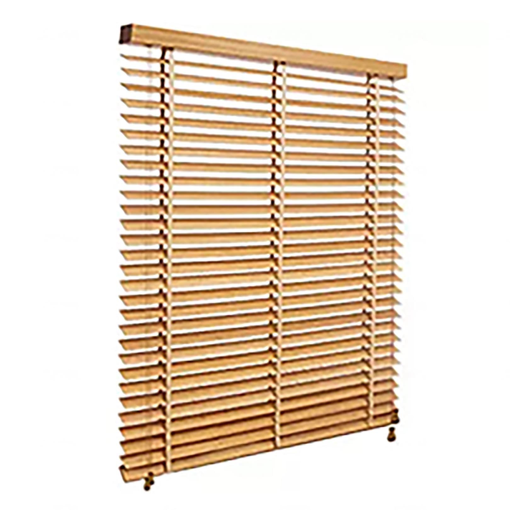 Estor horizontal de madera para salones acogedores y frescos