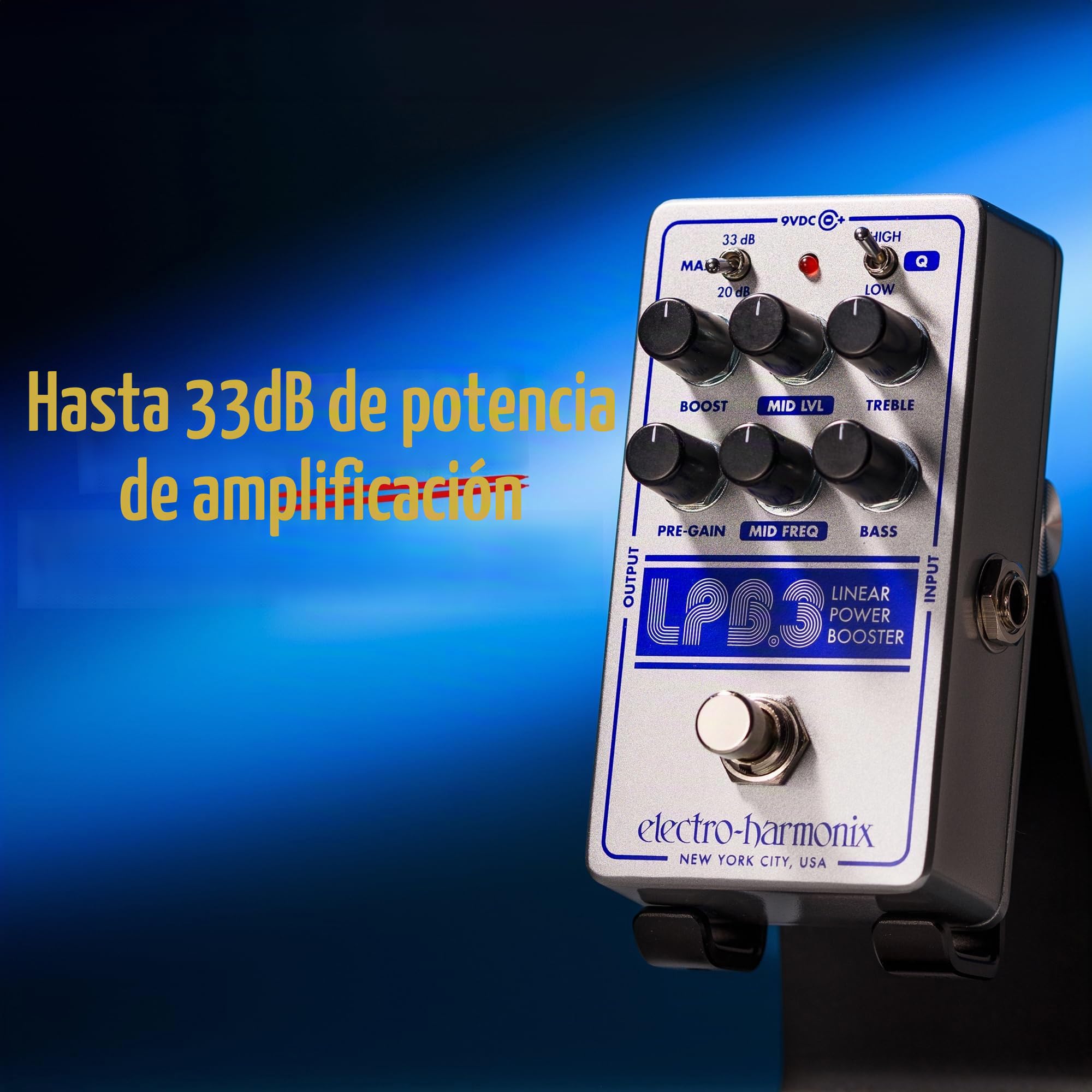 Electro-Harmonix LPB-3 Amplificador de potencia lineal y pedal de ecualización