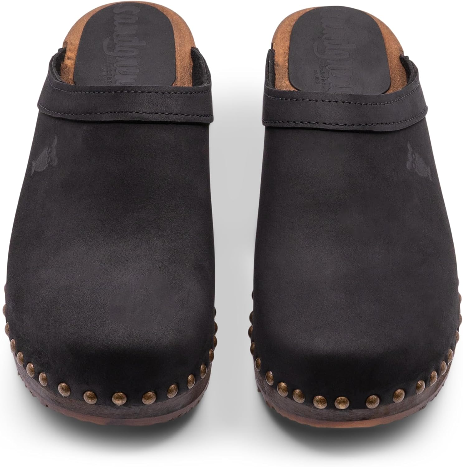 Sandgrens Handmade Swedish Wood Clogs for Women, Low Heel Mule | Athens - Image 6